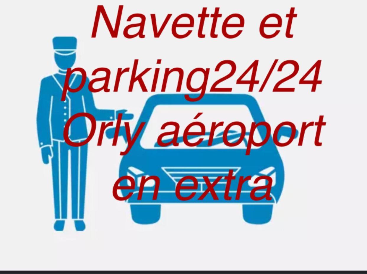 4Pers 2Lits 5 Min Aeroport Orly,Navette Et Parking Extra,Location En Nuit Et Jourchez Sandro, Athis-Mons Kültér fotó